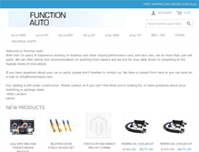 Tablet Screenshot of functionauto.com